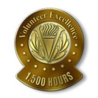 Volunteer Excellence - 1500 Hours